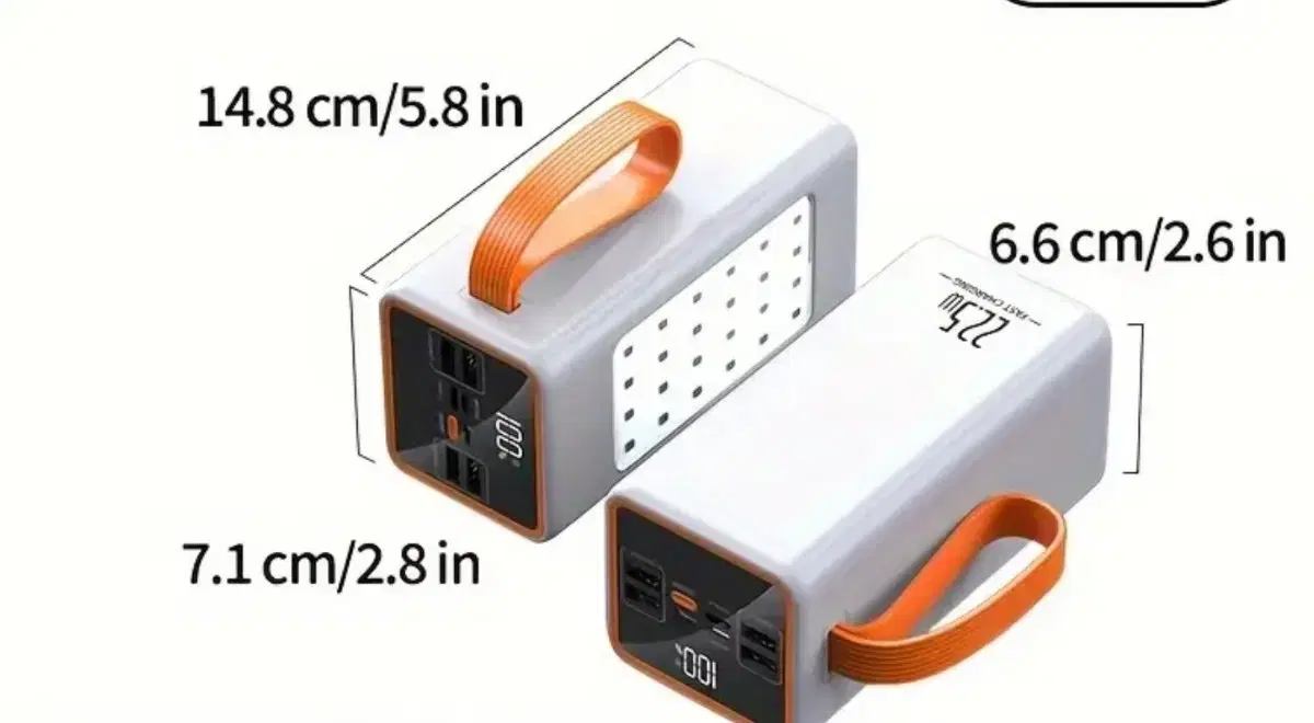 미개봉 새상품 대용량 보조배터리 50000mah 화이트, 블랙